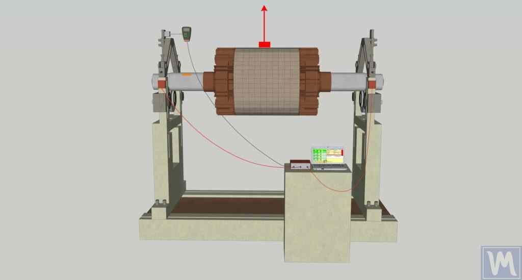 Rotor centrifuge na stroju za uravnoteženje